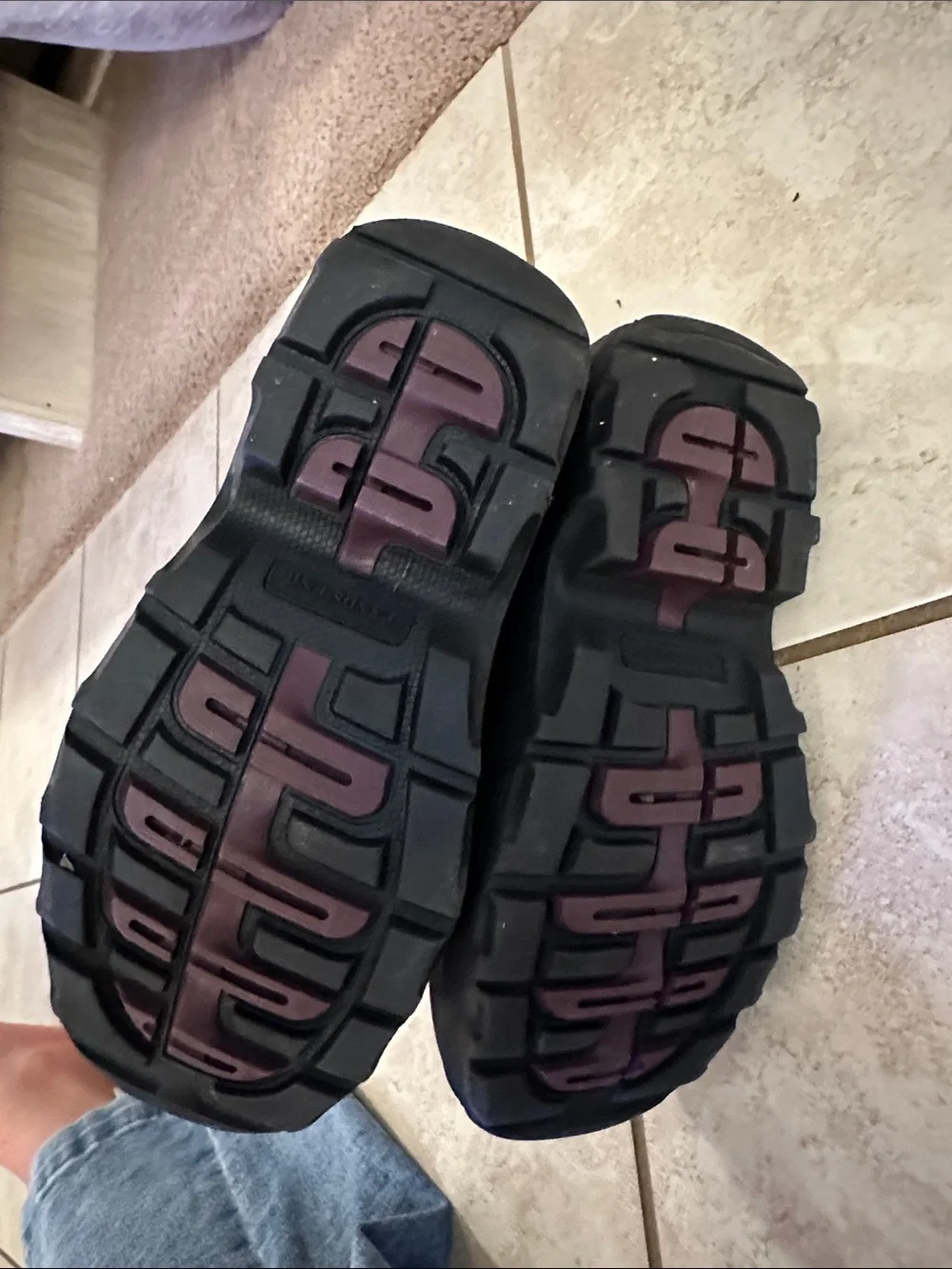 Purple Lands End Winter Snow Boots for Kids - Waterproof Outdoor Boots
